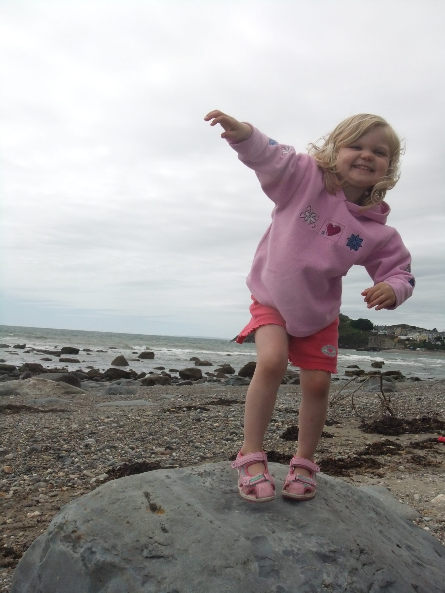 Rockpooling is fun, but so is dancing on giant rocks