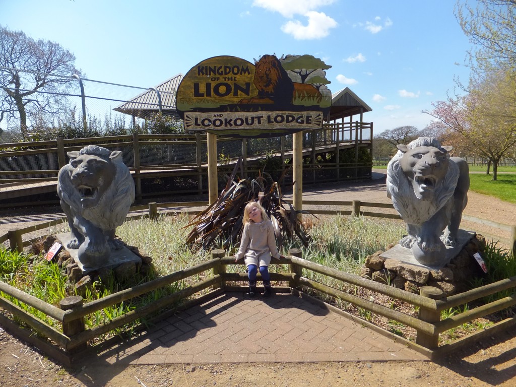 Eowyn outside Kingdom of the Lion at Africa Alive