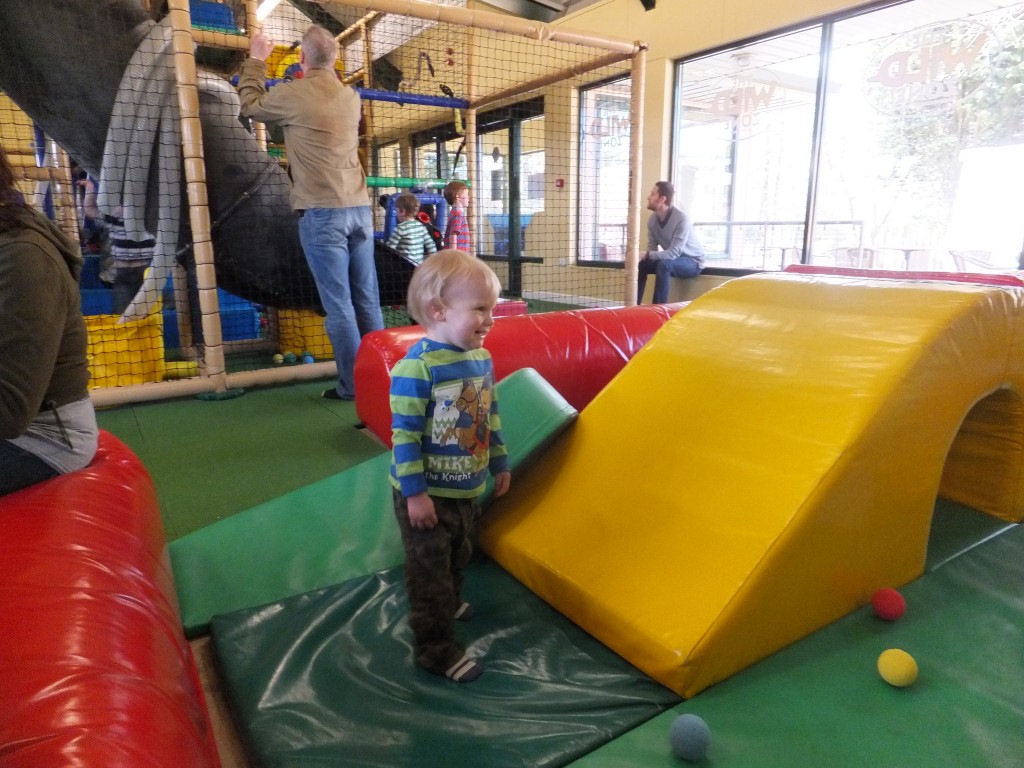 Tyrus in the soft play area at Africa Alive