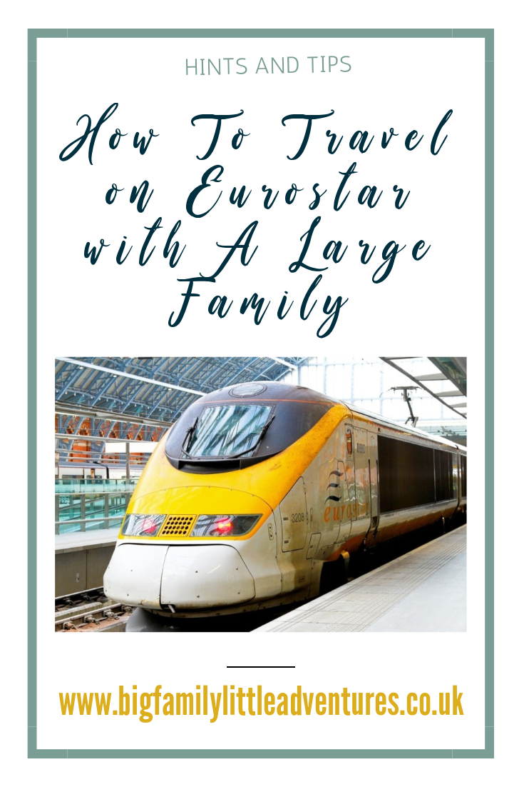 If you are considering travelling on Eurostar and you have a larger family, click through to read my hints and tips for a great experience.