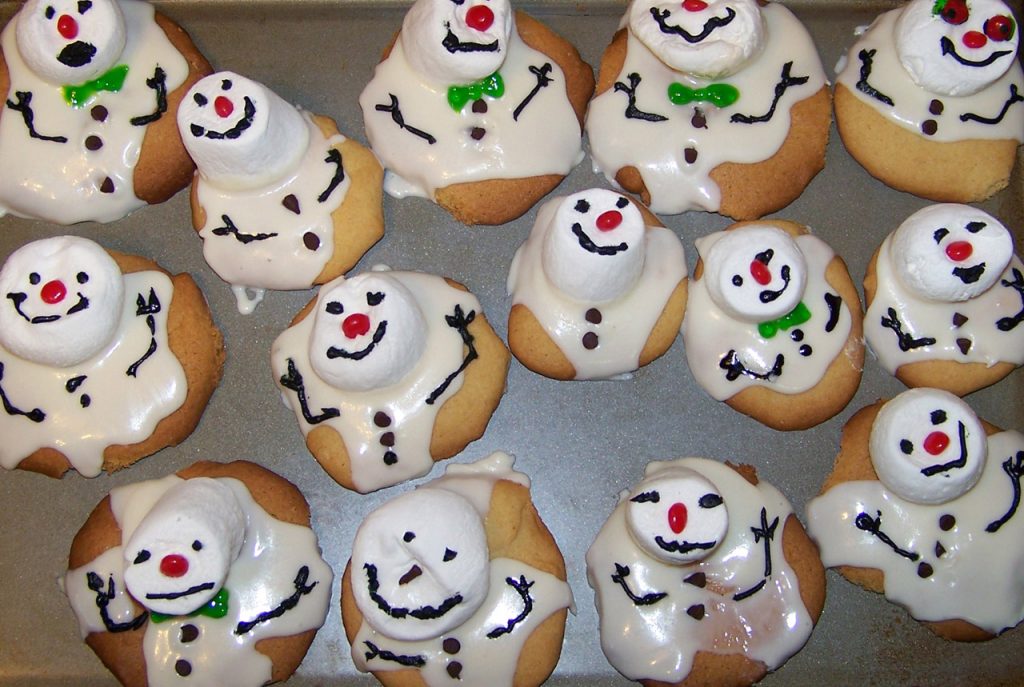 Family-Friendly Festive Activities Baking snowmen