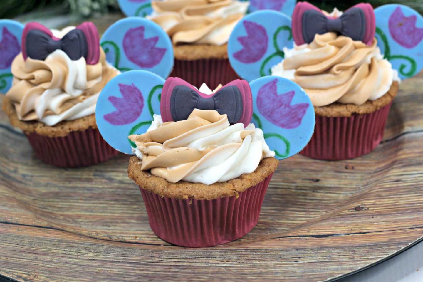 Anna Minnie Mouse Cupcakes