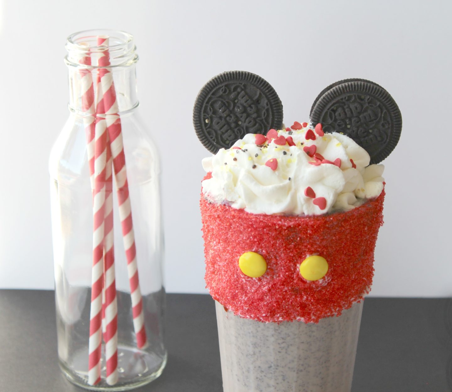 Mickey Cookies and Cream Milkshake
