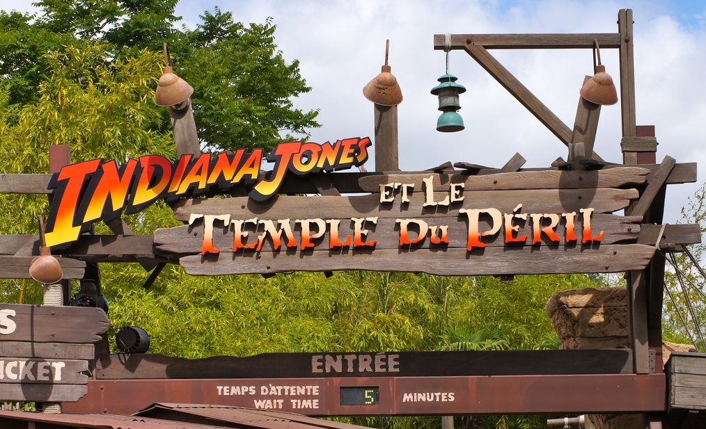 Disneyland Paris Wait Times Indiana Jones and The Temple of Peril
