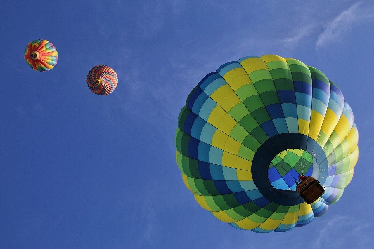 frequent travellers hot air balloons