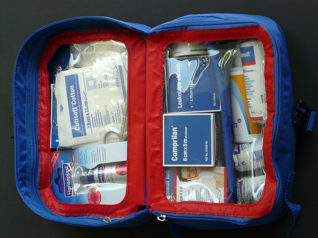 first aid kit for family camping trip