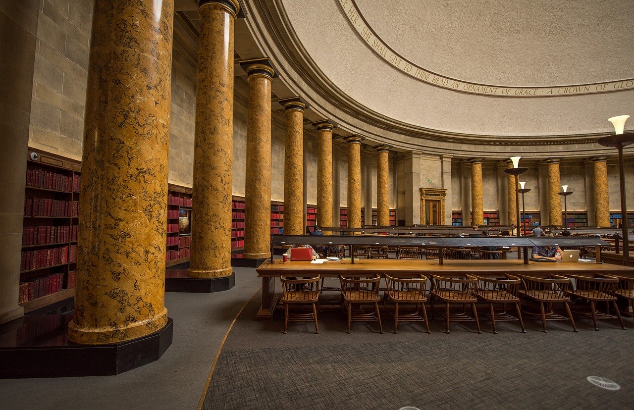 Visiting Manchester library