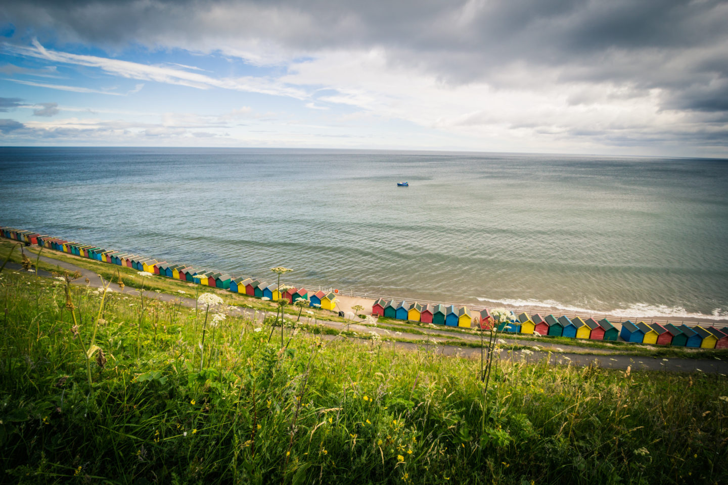 best beaches in England - Whitby Bay