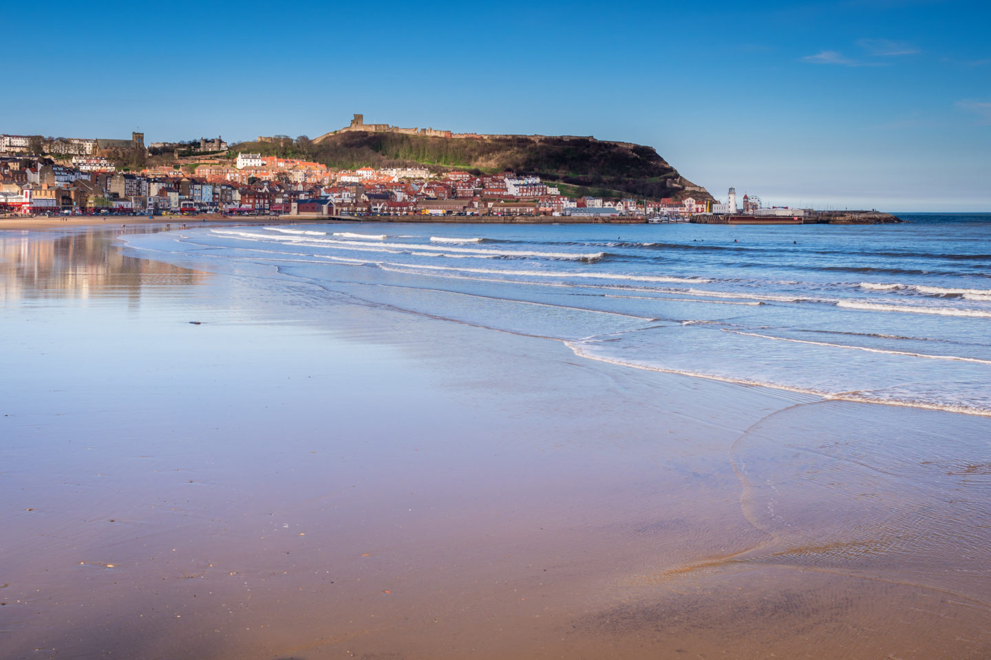 best beaches in England - Scarborough Beach (South Bay)