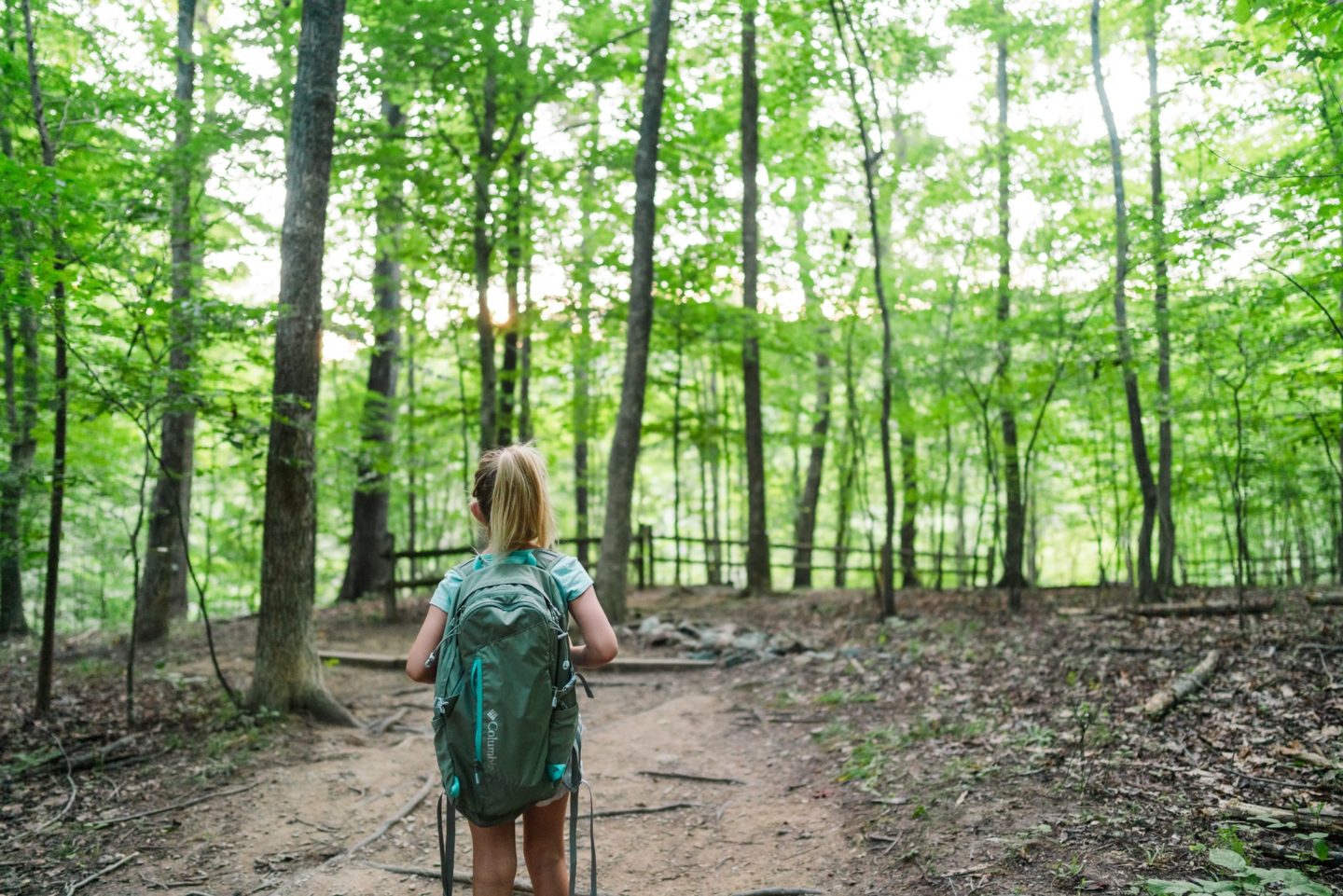 hiking with kids