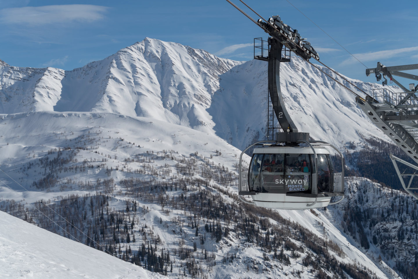 Courmayeur - european ski resort in Italy