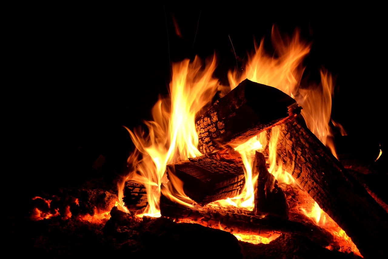 bonfire night at home