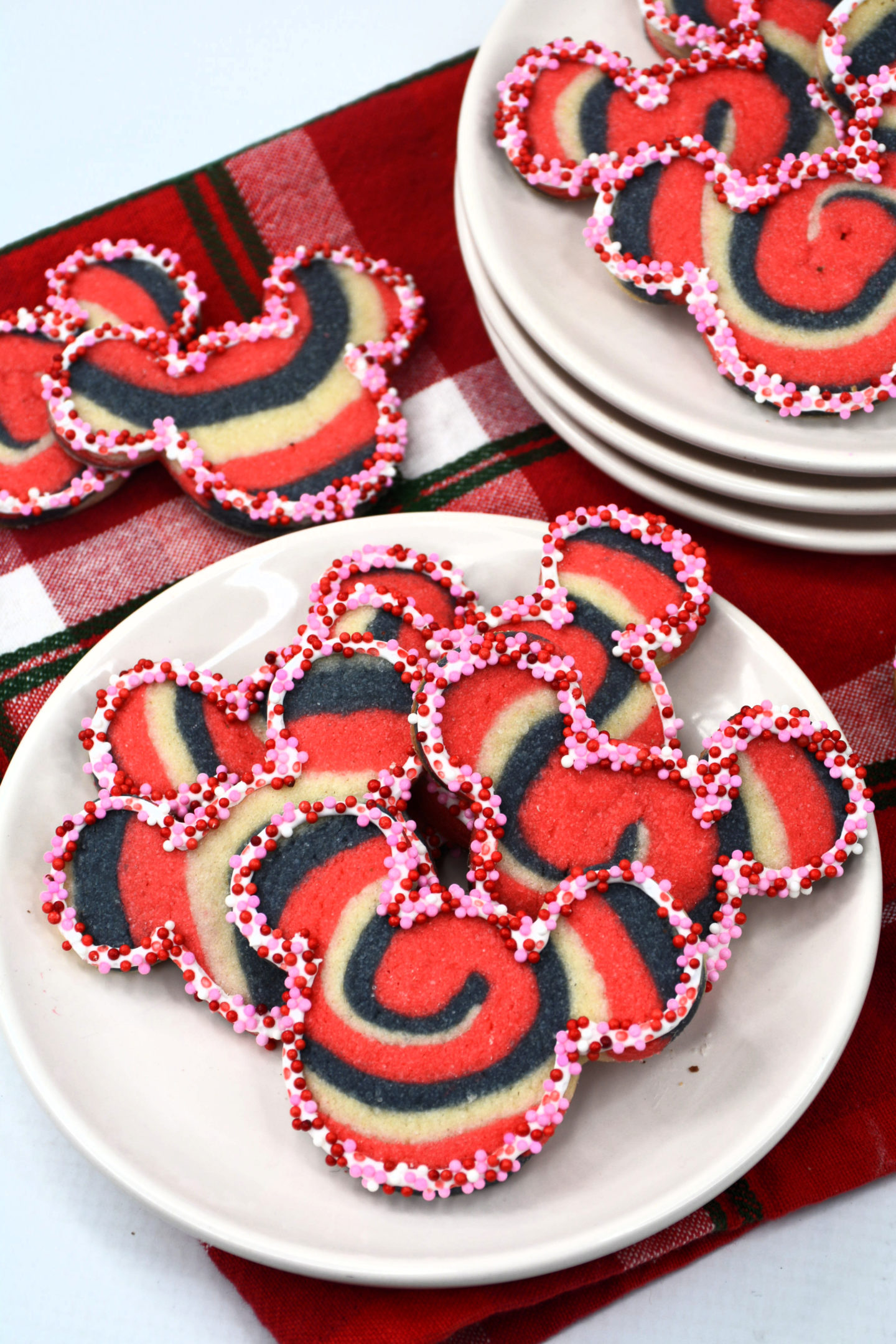 Mickey Mouse Tie Dye Cookies
