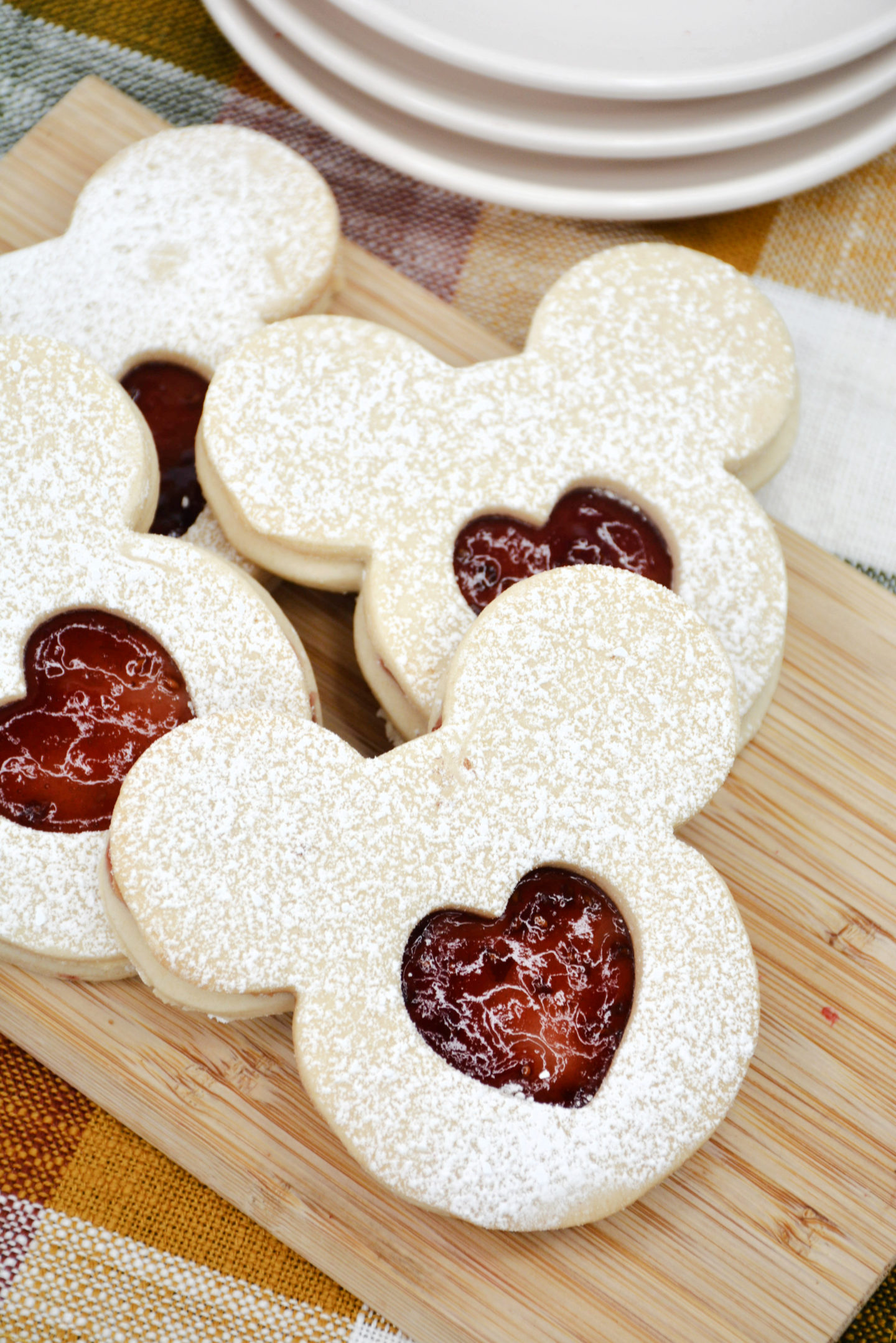Mickey Valentines Jammie Cookies