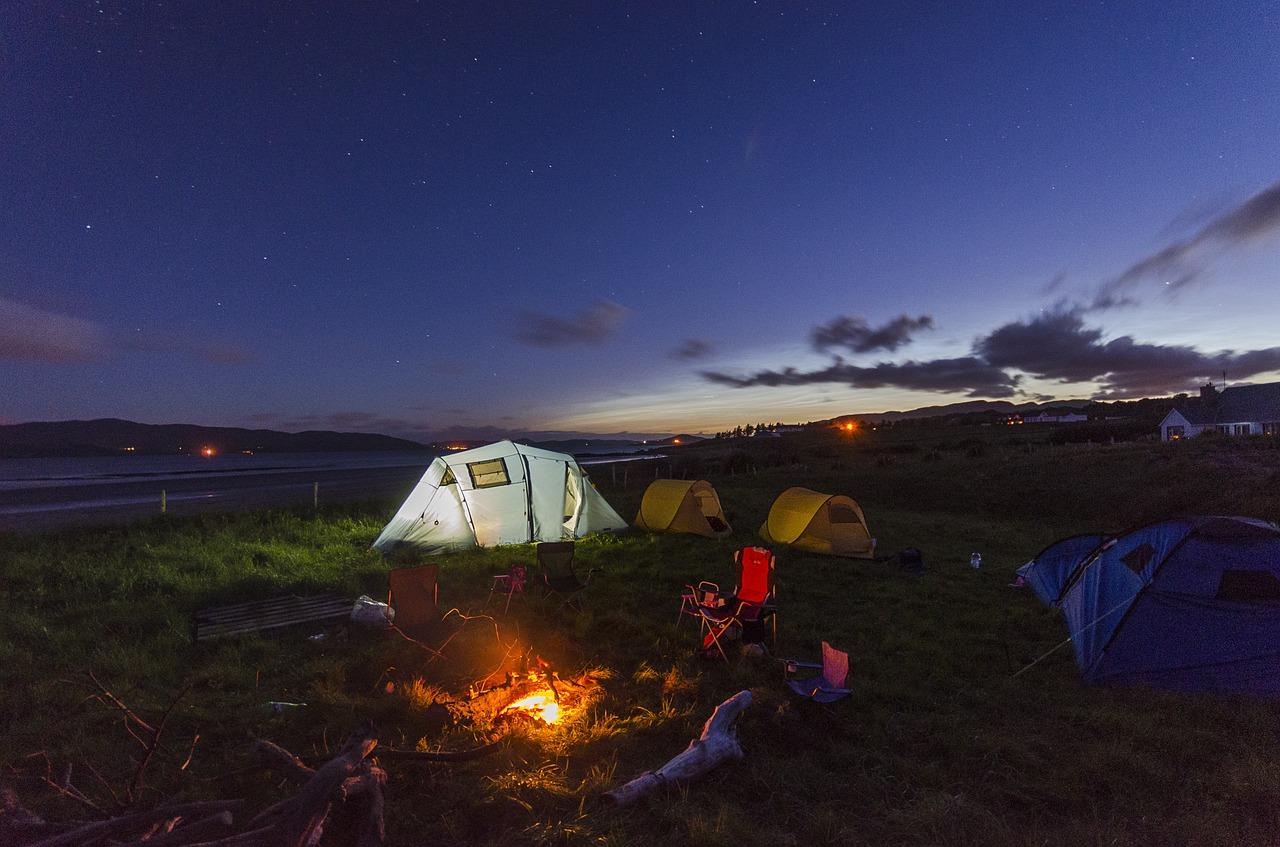 family camping trip